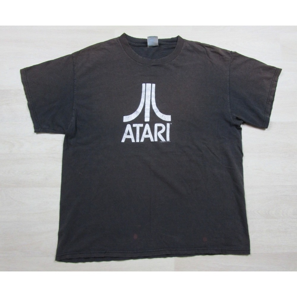 Vintage Y2K Atari T Shirt Men's (L) Classic Gaming Video Game 80s Nostalgia